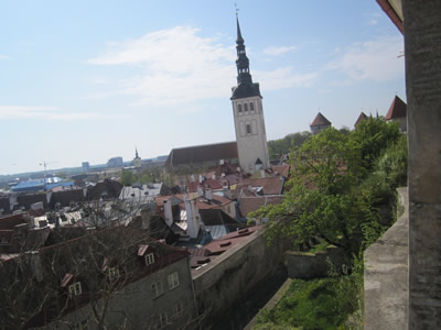 overlook of tallin